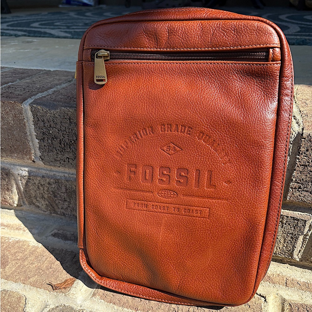 Fossil Brown Leather Tablet Case